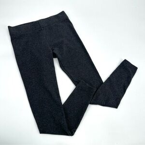 3/$15 LOU & GREY Leggings Womens S Charcoal Gray Stretch Knit 24.5" legs Skinny